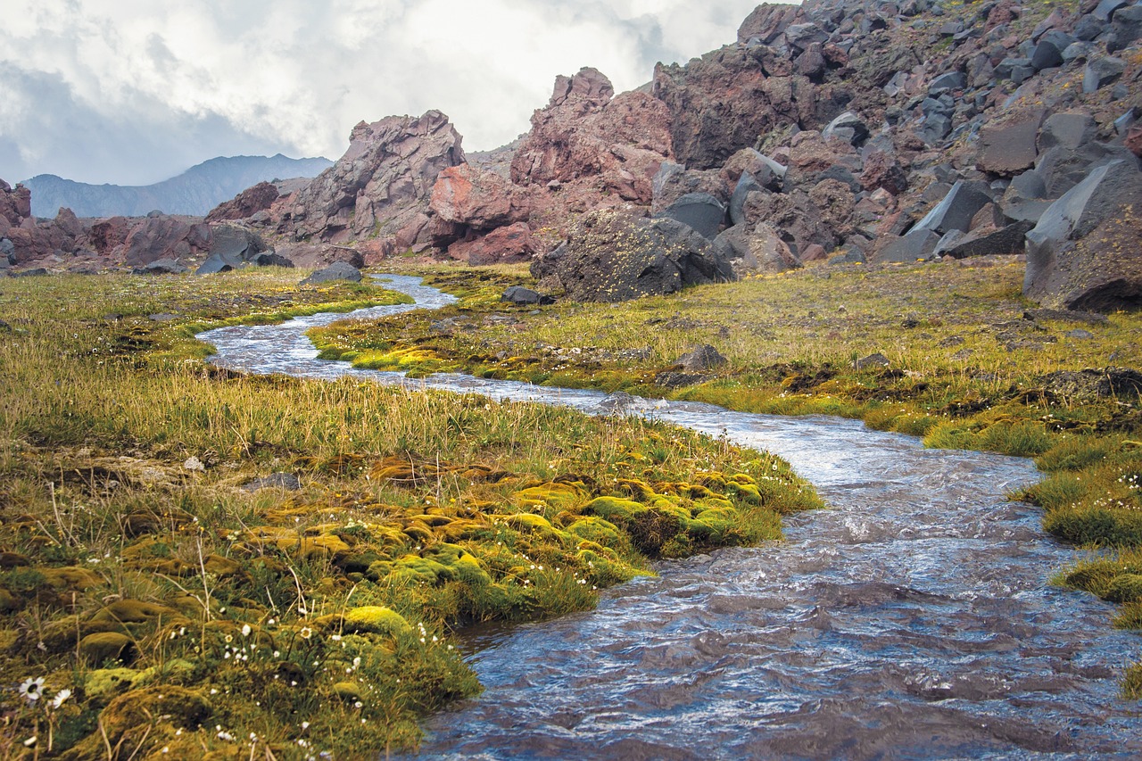 caucasus, russia, elbrus, river, stream, mountains, sun, hike, travels, nature, landscape, travel, river, river, river, river, river, stream, stream, stream