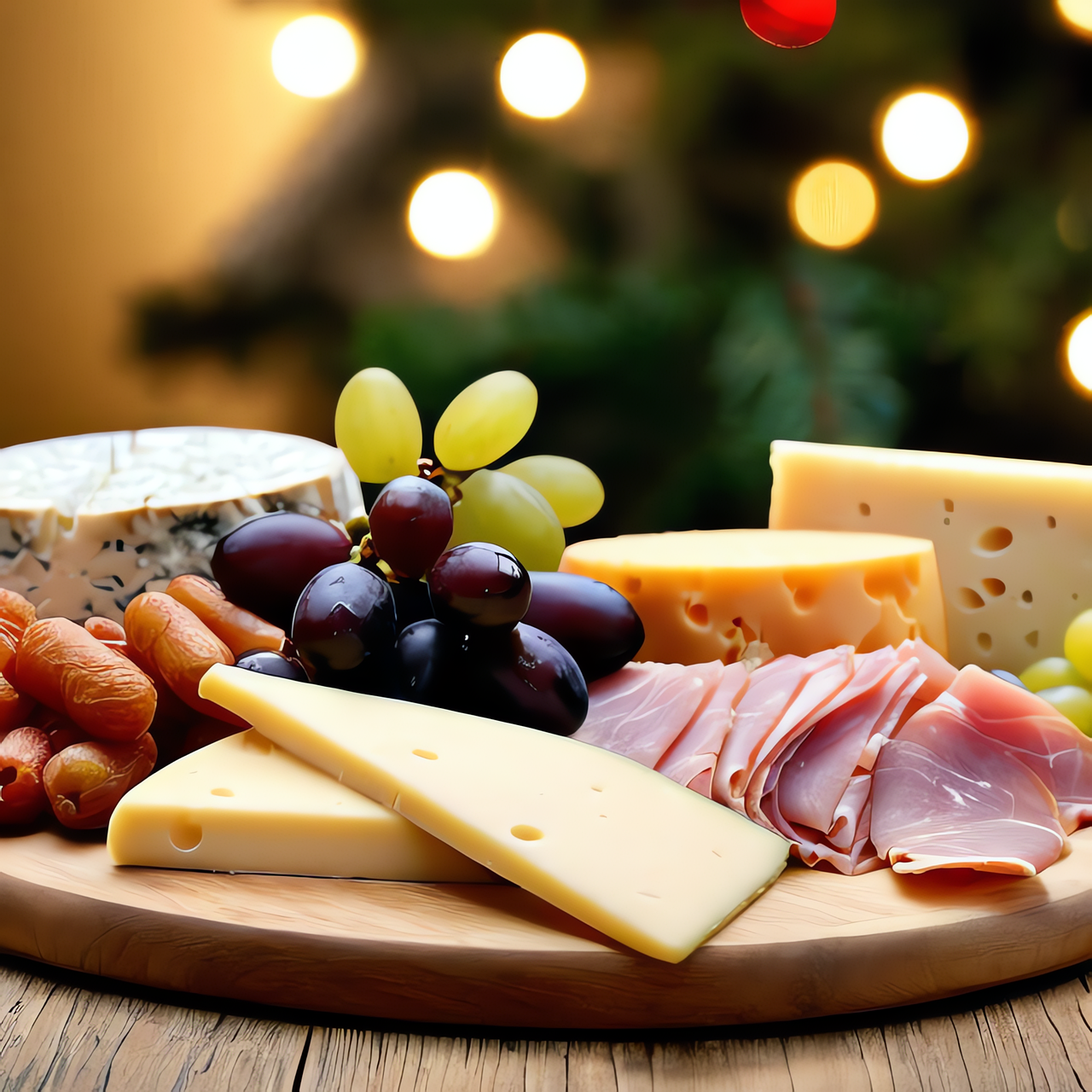 cheese, grapes, deli, ham, food, pork, eat, sausage, power, plateau, generated