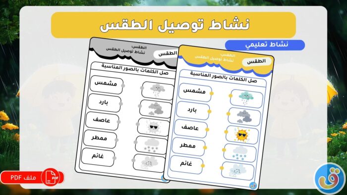 الطقس: نشاط توصيل الطقس