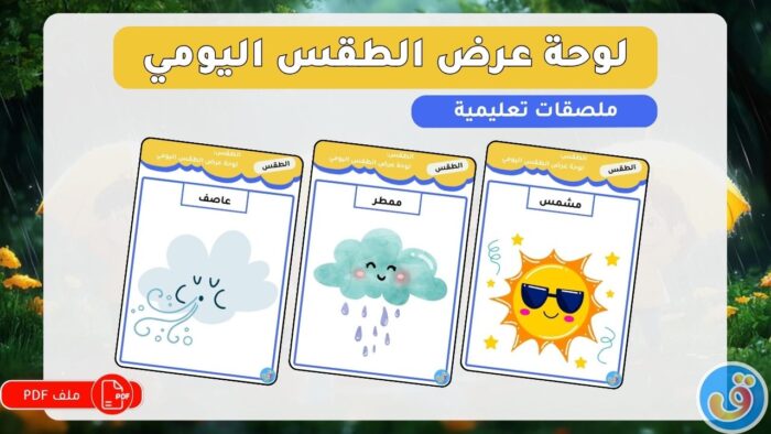 الطقس: لوحة عرض الطقس اليومي