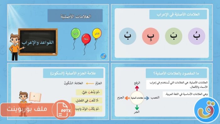 العلامات الأصلية: بوربوينت العلامات الأصلية