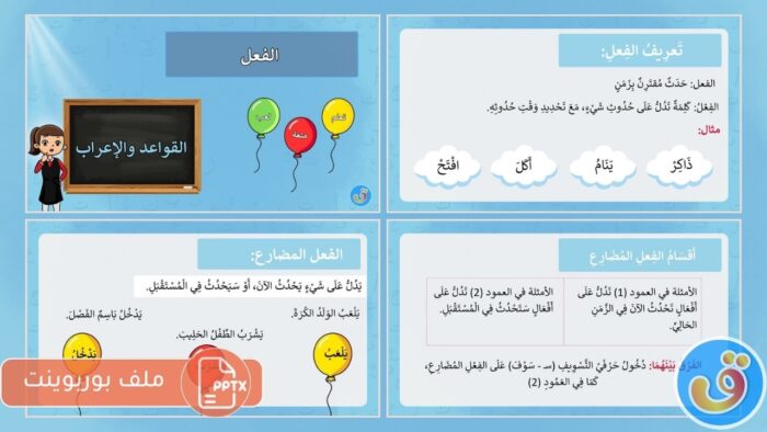 الفعل: بوربوينت الفعل