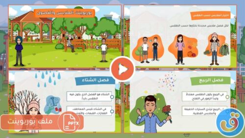 الملابس-والاكسسوارات-بوربوينت-الملابس-والفصول