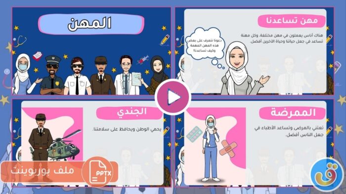 المهن: بوربوينت عن المهن