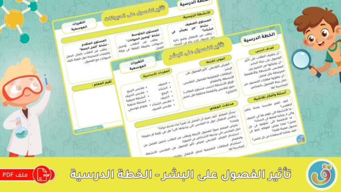 التغيرات الموسمية: تأثير الفصول على البشر - الخطة الدرسية